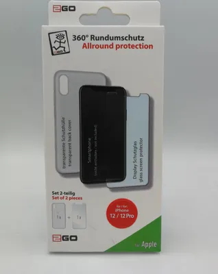Produktbild von 2GO 360° All-Around Protection für Apple iPhone 12 / 12 Pro Handy-Schutz