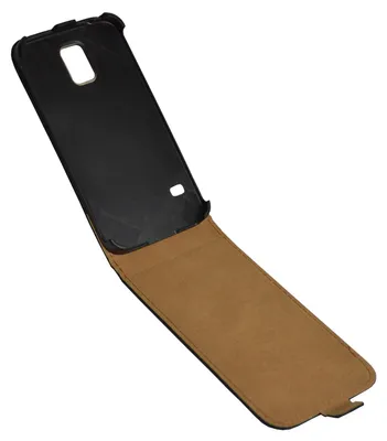 Produktbild von Handyhülle Tasche Flip Case U Samsung Galaxy S5 Mini Schwarz Klapp Cover Schutz Etui