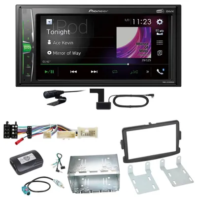 Produktbild von Pioneer DMH-A3300DAB Bluetooth Autoradio DAB+ Einbauset für Dacia Dokker Sandero