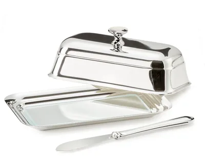 Produktbild von Edzard Butterdose Mary mit Messer