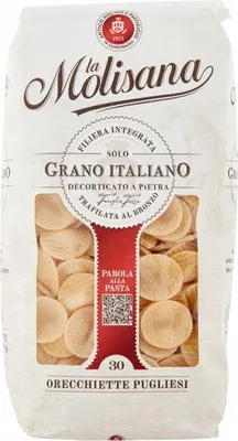 A bag of Orecchiette pasta.