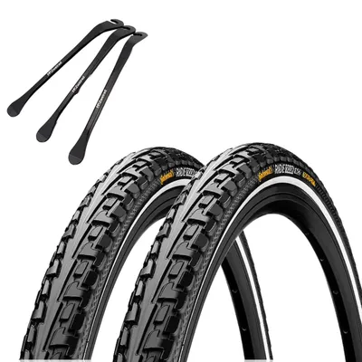 Produktbild von 2x Continental Reifen Ride Tour Schwarz Reflex 28 x 1,60 (42-622) + Reifenheber