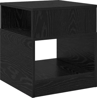 Image de Table d'appoint Chêne noir 40,5 x 40 x 45 cm Bois d'ingénierie