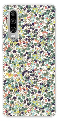 Image de 1001Coques - Coque silicone compatible avec Huawei P30 - Motif liberty wiltshire vert - Design original imprimé en France