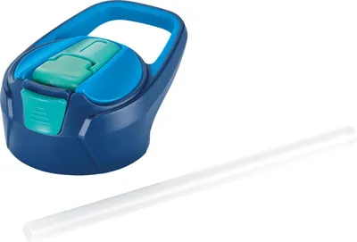 Immagine prodotto di Portabottiglia in plastica con cannuccia - Compatibile con bottiglie da 580 ml e 430 ml