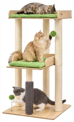Immagine prodotto di Albero per gatti di grandi dimensioni, in legno