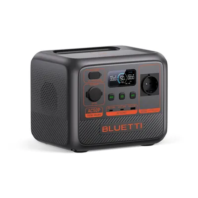 Produktbild von BLUETTI AC50P Portable Tragbare Power Station 504Wh/700W Solar Generator für Camping, Stromausfälle und Off-grid