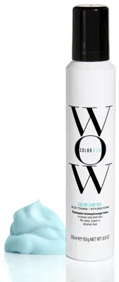 Produktbild von Color Wow Color Control Blue Toning + Styling Foam 200 ml