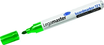 Produktbild von Legamaster TZ 1 Whiteboard- und Flipchart-Marker grün 1,5 - 3,0 mm, 10 St.