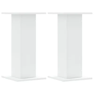Zdjęcie produktu dla vidaXL Stojak na głośniki 2 szt. Biały 30x30x60 cm Materiał drewnopochodny