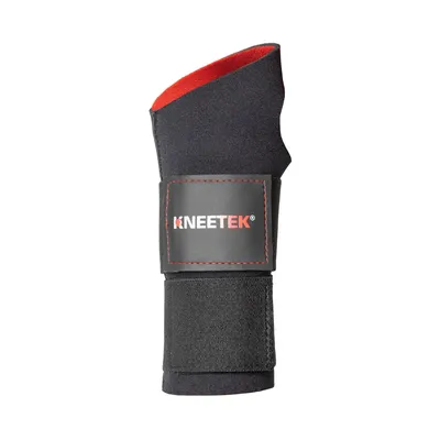 Produktbild von KNEETEK Daumenhandgelenkbandage M | Linkes Handgelenk | selbstwärmende Handgelenkbandage mit Daumenstütze | elastische Bandage für den Daumen und das Handgelenk zur Kompression und Führung