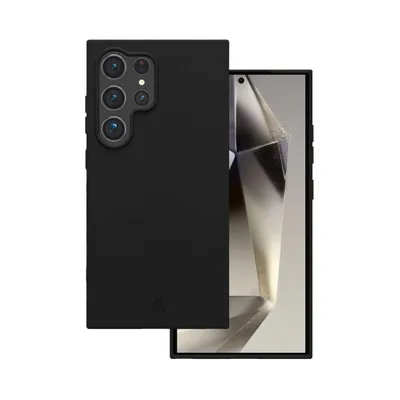 Produktbild von alkaya. Samsung Galaxy S24 Ultra Schutzhülle kompatibel mit Magsafe, Handyhülle, Silikonhülle - Schwarz