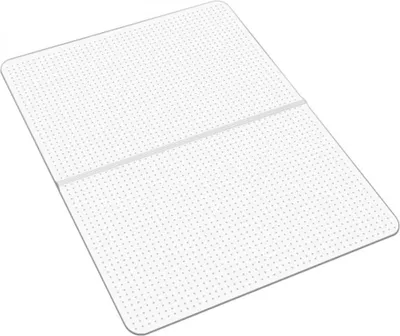 Immagine prodotto di Tappetino per sedie da ufficio - Tappetino per sedie - Tappetino di protezione per pavimenti 1225x915 mm - Tappetino per pavimenti in PVC - Tappetino di protezione rettangolare per sedie da ufficio