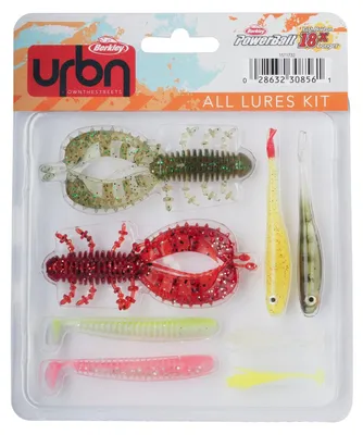 Produktbild von Berkley URBN All Lures Kit - 8 Gummifische im Set