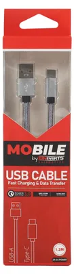 Immagine prodotto di Cavo Einparts da USB-A a USB-C, 12 m, 3 A, QC 3.0, per telefoni, ricarica rapida