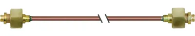 Produktbild von ELMAG Mischgas-Argon-Co2-Umfüllbogen ca. 1.000 mm, zur Befüllung von Kleinflaschenaus 10, 20 u. 50lt Flaschen
