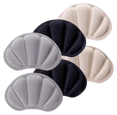 Produktbild von Fersenpolster für Schuhe: 3 Paar unsichtbare Memory-Foam-Pads gegen Rutschen und Blasenbildung