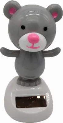Produktbild von Solarenergie Ornanment in Auto automatische Swinging Bear Innendekoration