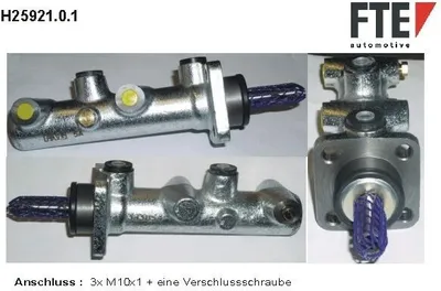 Produktbild von FTE Bremszylinder Hauptbremszylinder 9220376