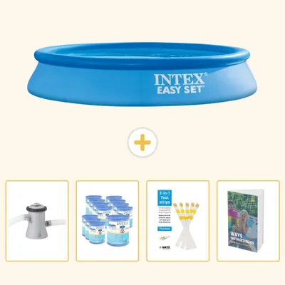 Productafbeelding van Easy Set Zwembad - Rond - 305x61 cm - 5-delig - SCB123