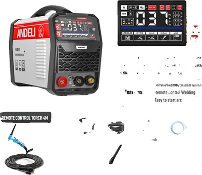 Obrázek produktu pro Svářečka TIG, obloukový proud 200 A, napětí 110/220 V, zástrčka EU