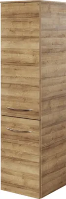 Produktbild von Badezimmer Midischrank in Riviera Eiche Nb. VILLATORO-66, B/H/T ca. 30/121/33 cm