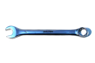 Produktbild von Bolter Schraubenschlüssel Maulringschlüssel Ringschlüssel Stern Gabelringschlüssel 18mm