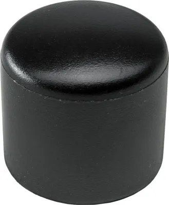 Produktbild von Hettich Fußkappe für Rundrohre Ø20 mm schwarz Kunststoff, 4 Stück
