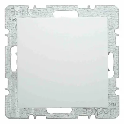 Immagine prodotto di Berker 10098989 Coperchio vuoto con piastra centrale S1 bianco polare lucido