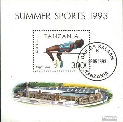 Produktbild von Briefmarken Tansania 1993 Mi Block212 (kompl.Ausg.) gestempelt Sport