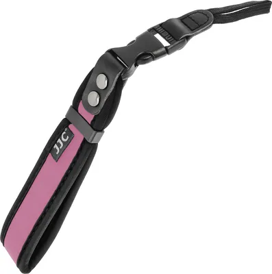 Produktbild von JJC Pinke Neopren Handschlaufe Handgelenk Trageschlaufe mit Schnellverschluss für alle Kameras/DSLRs - ST-1P