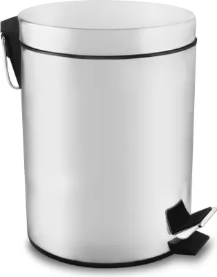Image de CORBEILLE 5 L inox Poubelle Corbeille Home Maison Bureau Nouveau FLORINA