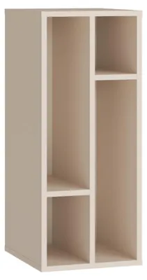 Immagine prodotto di Forte ALICE SPRINGS Divisorio da mobile 30, stile moderno-minimalista, 4 scomparti, organizzazione, materiale a base di legno, beige cashmere, larghezza 30 cm x altezza 72,1 cm x profondità 34,8 cm
