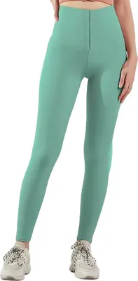Produktbild von Leggings mit hoher Taille - Grün/XL KP30286