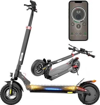Produktbild von Elektrischer Scooter iX3 - Klappbarer E-Scooter - 800W Motor - 48V 10Ah 720Wh Akku - 40 km Reichweite - 40 km/h - 25 cm Luftreifen - App Steuerung - Dualfederung IPX4