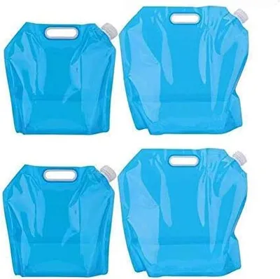 Obrázok produktu pre 4 x skladateľné a prenosné kanistre na pitnú vodu [2x5 l + 2x10 l]