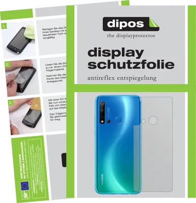 Produktbild von Schutzfolie für Huawei P20 lite (2019) Rückseite Display Folie matt