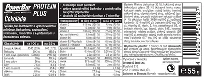 Obrázok produktu pre PowerBar Protein Plus 30% tyčinka 55g čokoláda