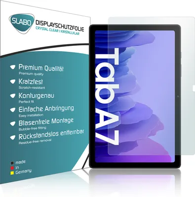 Produktbild von 2x Slabo Displayschutzfolie für Samsung Galaxy Tab A7 (2020) KLAR "Crystal Clear" Displayfolie Schutzfolie Folie