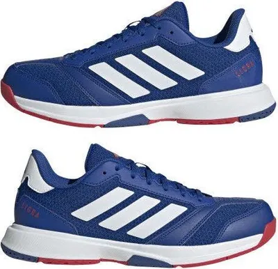Produktbild von adidas Ligra 8 Indoorschuhe Herren blau/weiß/rot 9 (43 1/3 EU)