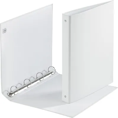 Produktbild von DONAU 3737001F-09 Ringmappe, A4, 4-Ring, 30mm, weiß