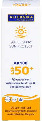 Produktbild von ALLERGIKA SUN PROTECT AK100 LSF 50+, 50 ml CRE