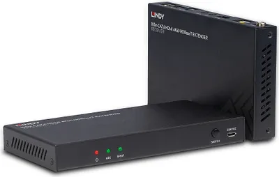 Zdjęcie produktu dla Lindy 38340, Nadajnik i odbiornik, Przewodowa, 100 m, Cat6, 3840 x 2160 px, 60 Hz