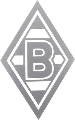 Produktbild von Borussia Mönchengladbach Aufkleber | Logo Silber