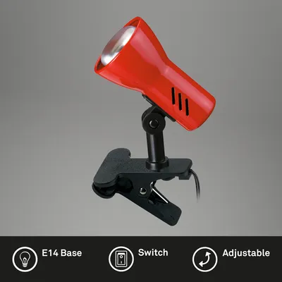 Zdjęcie produktu dla Brilon Klemmspot 1x40W E14 rot