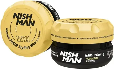 Produktbild von Nishman | Haarwachs W11 Sun Sense - 100 ml - Starker Halt - Glänzendes Finish - Feuchtigkeitsspendend