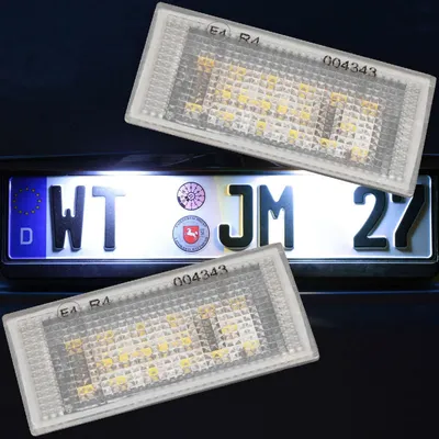 Produktbild von Led Kennzeichenbeleuchtung für BMW 3er E46 Coupe bis 02.2003, vor LCI