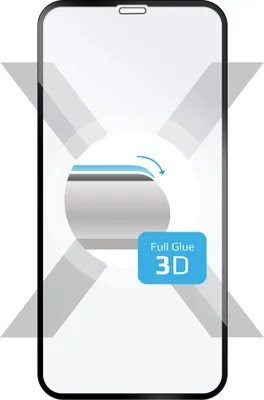 Productafbeelding van Beschermhoes 3D, volledig deksel, voor Apple iPhone XR/11, zwart