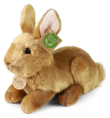 Obrázek produktu pro Rappa Plyšový králík hnědý ležící 23 cm ECO-FRIENDLY
