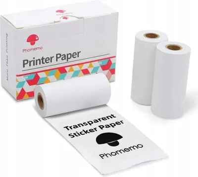 Zdjęcie produktu dla Papier termiczny samoprzylepny do Phomemo M02 M02Pro M03AS M04S M04AS rolka